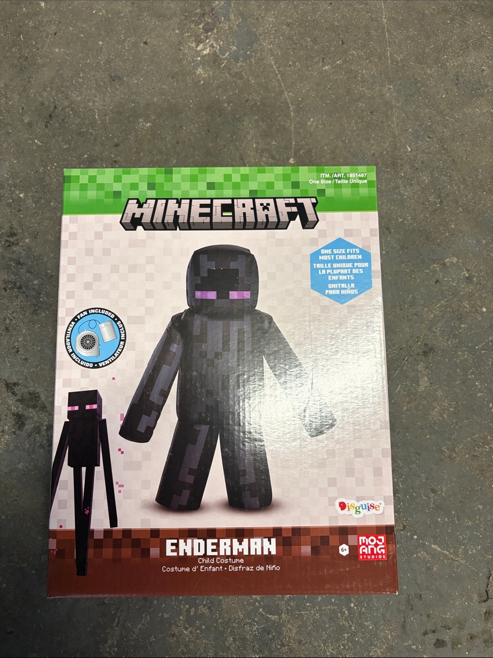 Children’s Minecraft Blow Up Costume
